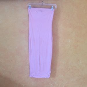 Baby pink super soft T-shirt bodycon -